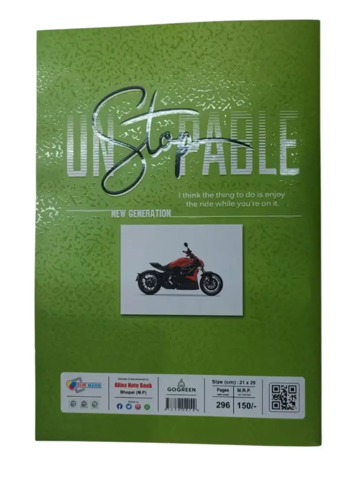  A4 size fair notebook 296 pages 