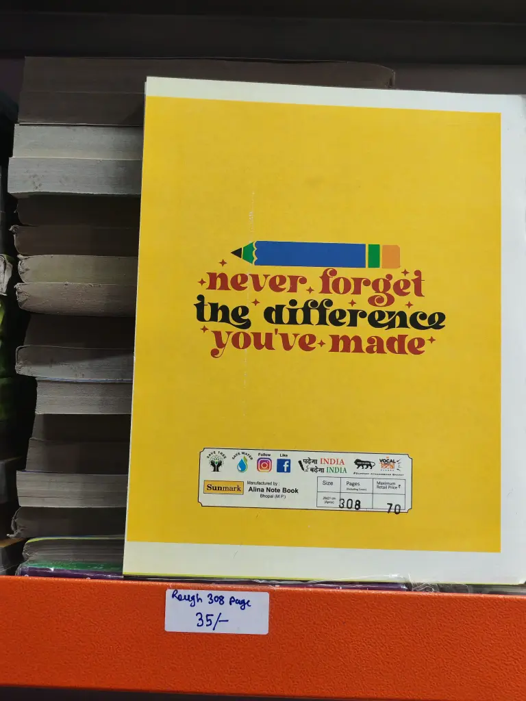 Rough notebook 308 pages 