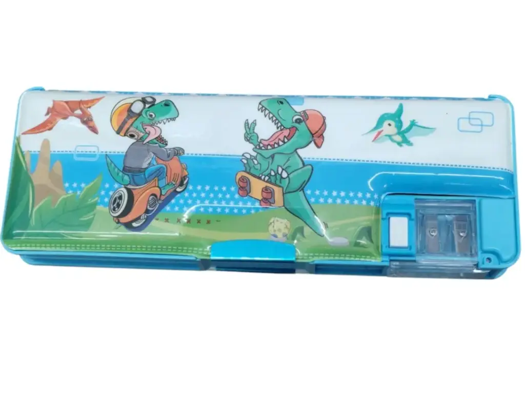 Compbox with light and sharpner