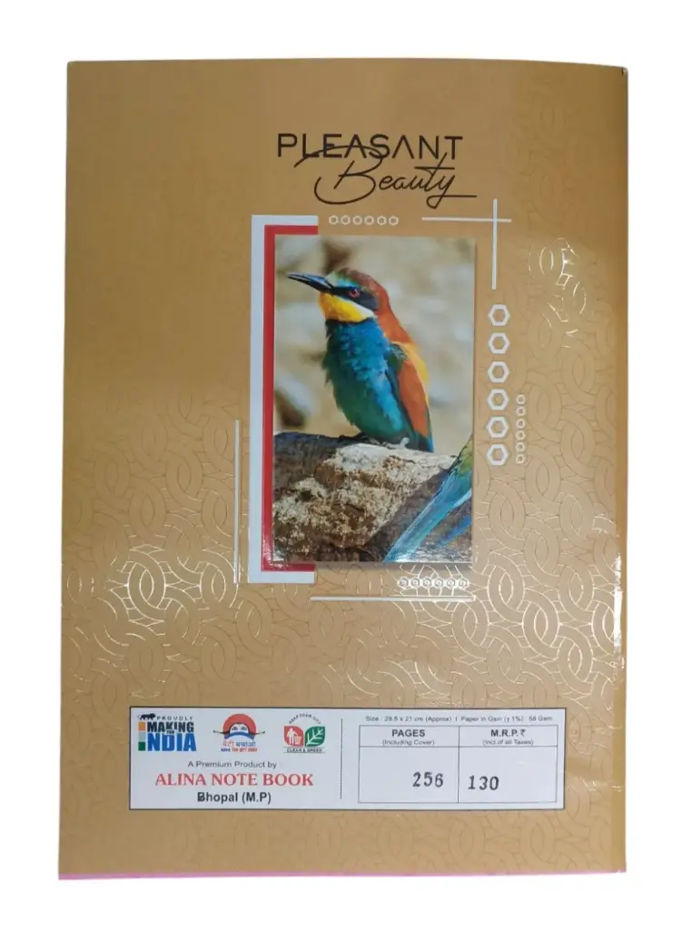 A4 size fair notebook 256 pages