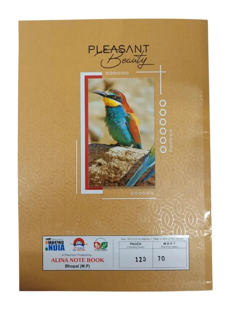 A4 size fair notebook 128 pages