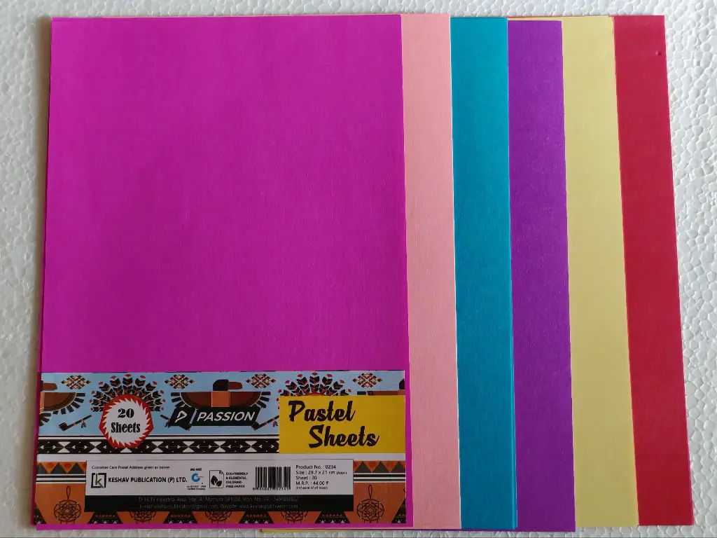 Colored craft sheet 20 pcs