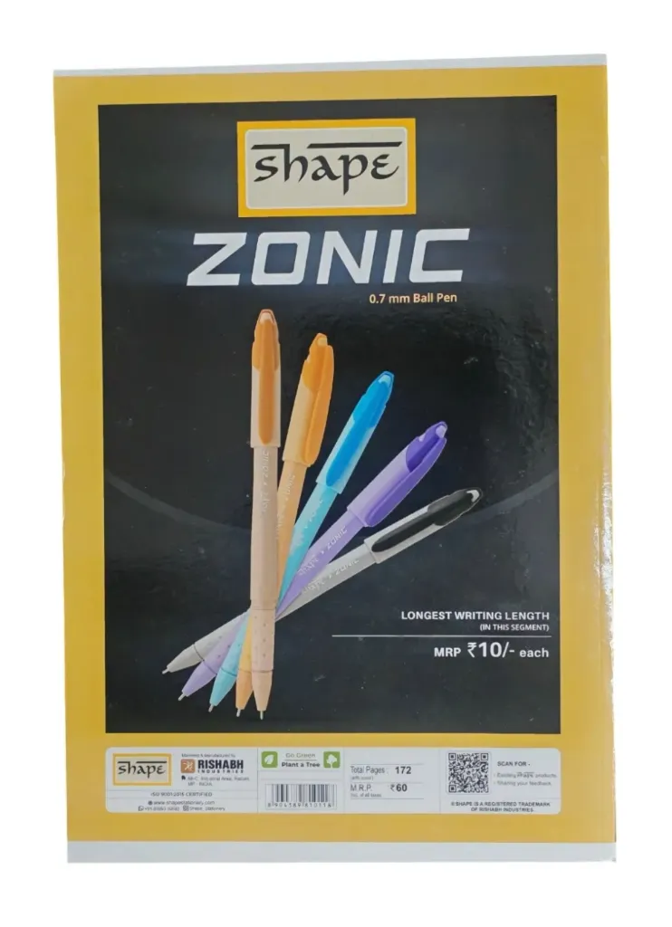 semi fair notebook 172 page