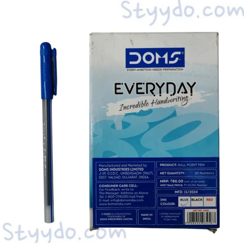 doms everyday pen box (20 pcs)