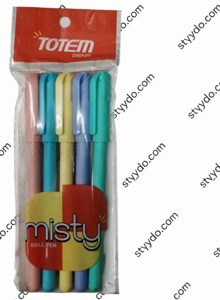 Totem misty pack of 5 pens (BLUE)