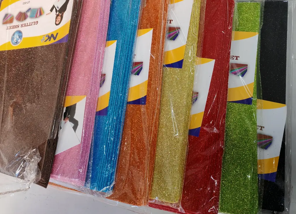 Glitter sheets A4 single color per piece