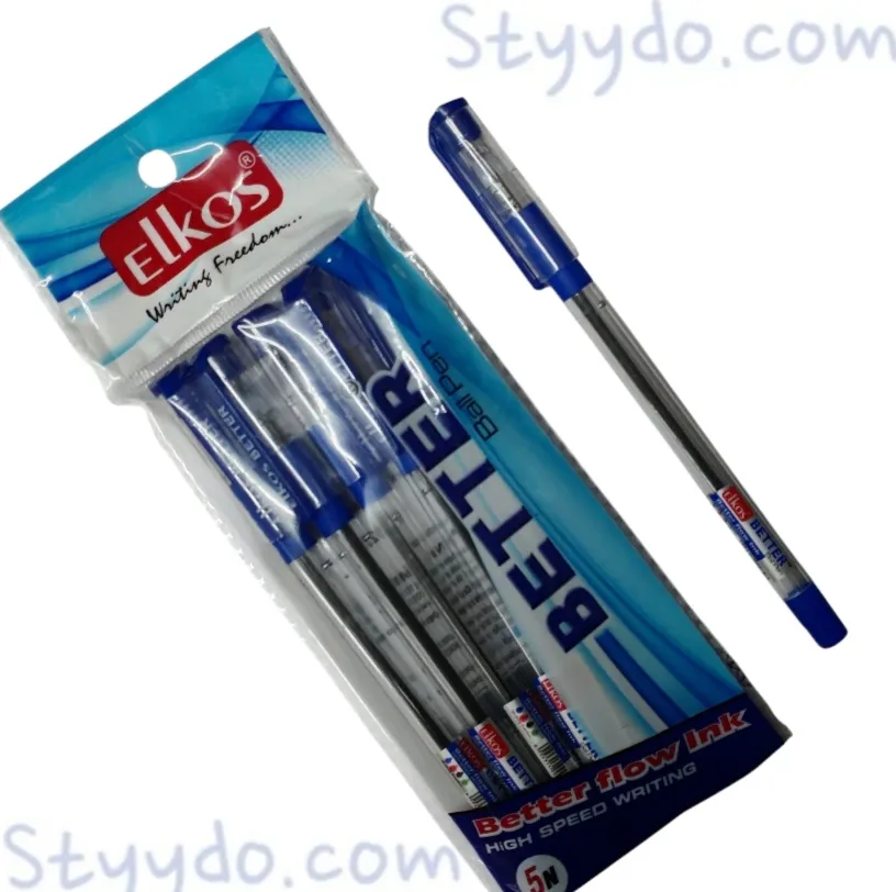 elkos better 5 pen set (BLUE)