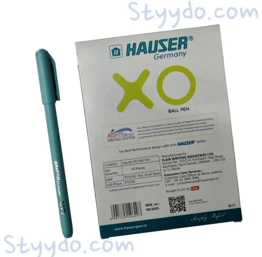 HAUSER XO pen 10 piece set (BLUE)