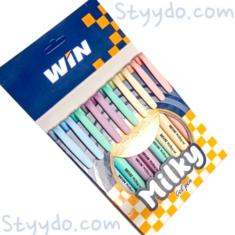 win MILKY gel 10 pen set (BLUE)