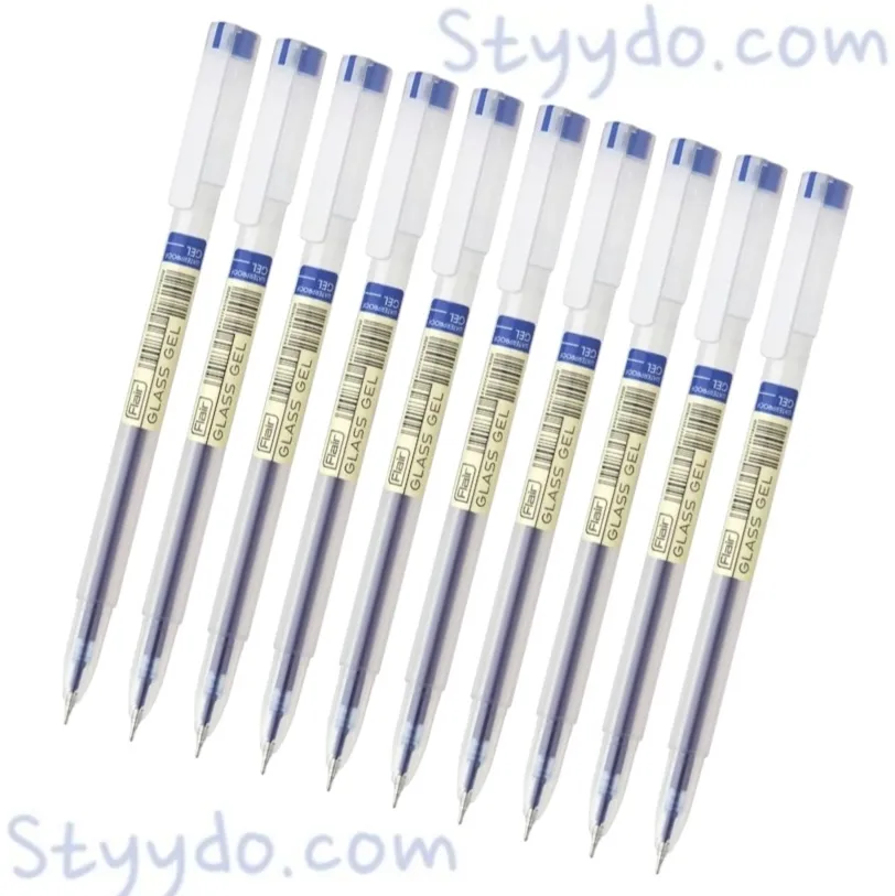 FLAIR glass gel 10 pen set