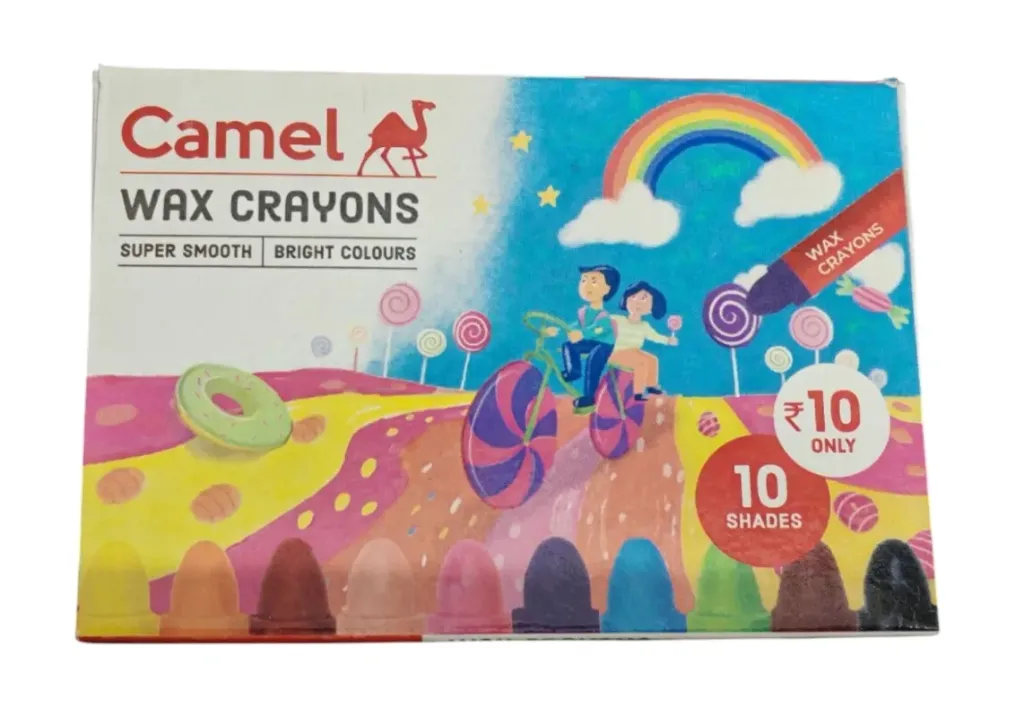 camel10 wax crayons colour 