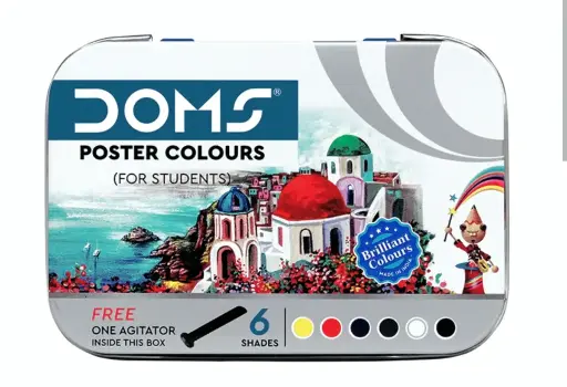 Doms poster color 6 shade box