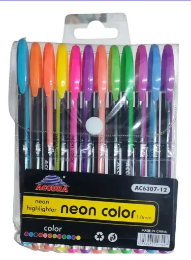 Neon color pen 
