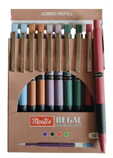 Montex Regal Ball Pen blue per piece